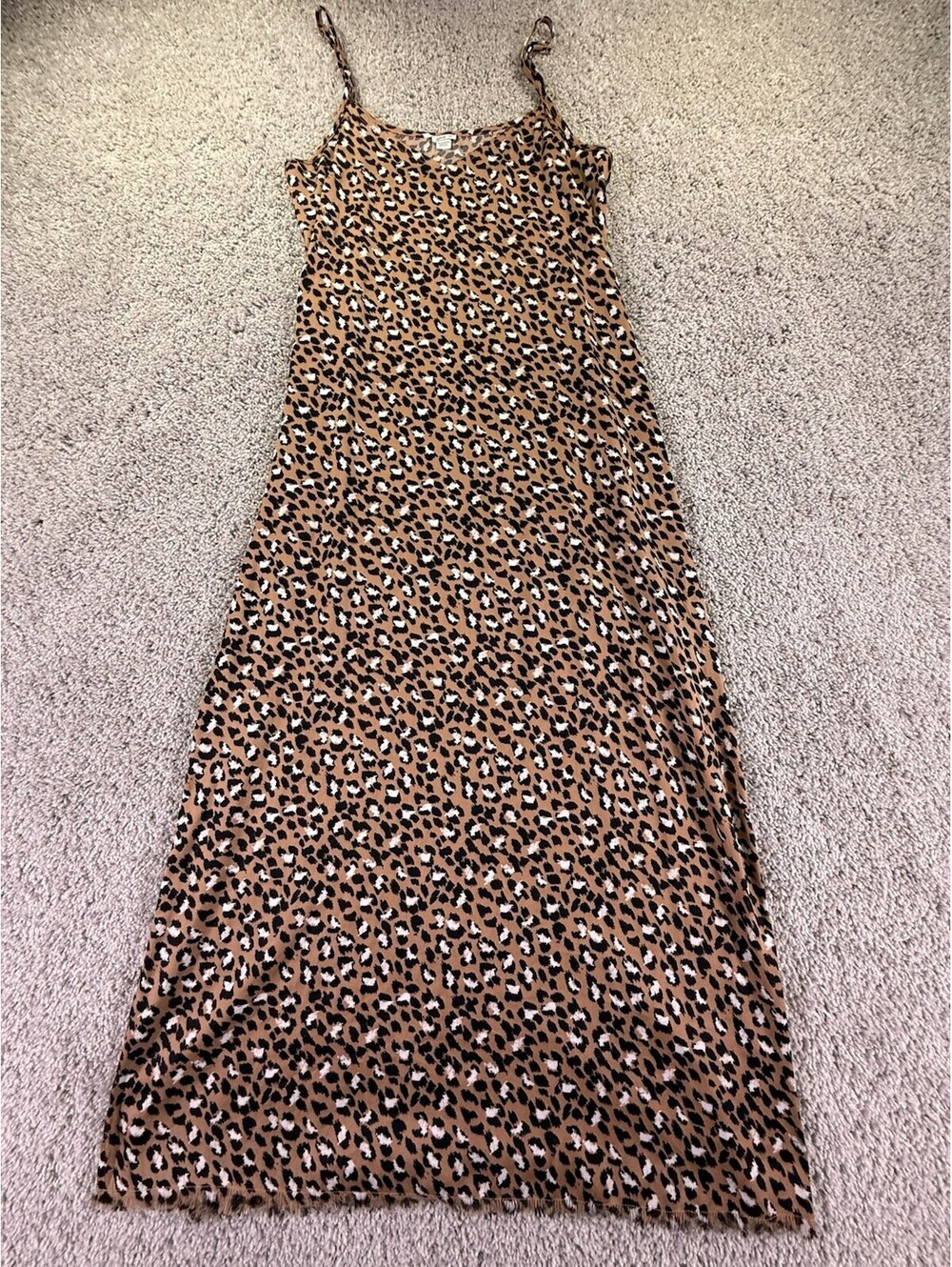 Aerie Dress Juniors Size Small Leopard Print Maxi